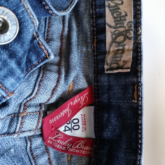 Rare Lucky Brand "Lil Delaware" Blue Jeans - Picture 7 of 8